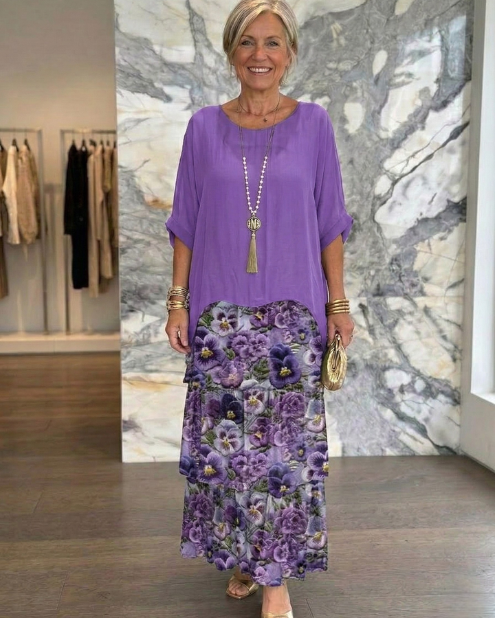 Lara | Abito Maxi Elegante Fluttuante