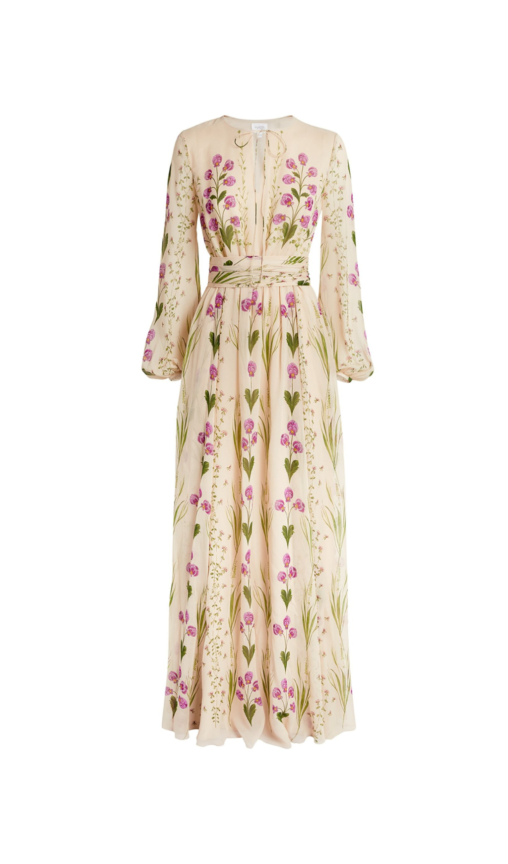 FLOWING FLORAL MAXI DRESS