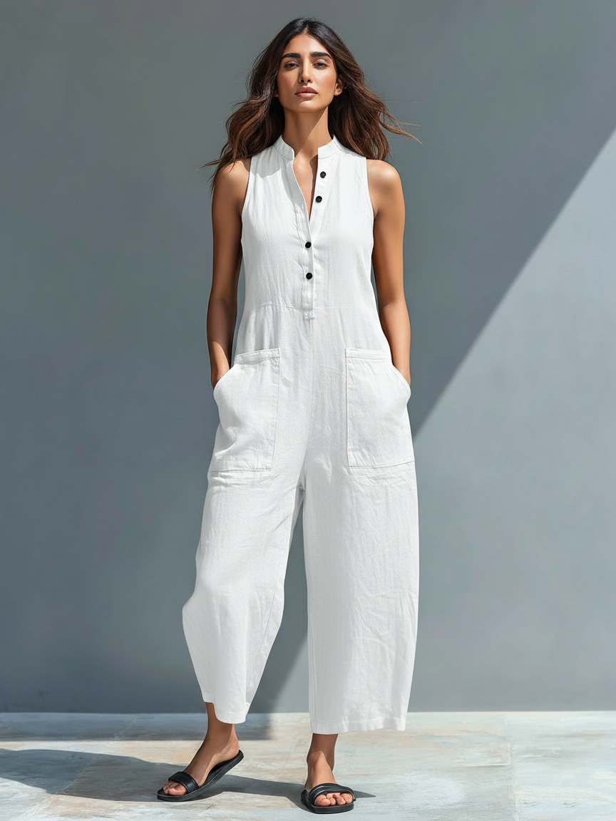 Lucinda | Elegante Tuta Senza Maniche