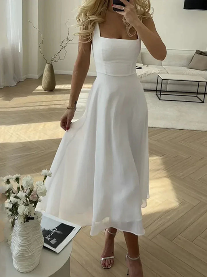 Sofia | Abito lungo elegante con spalline