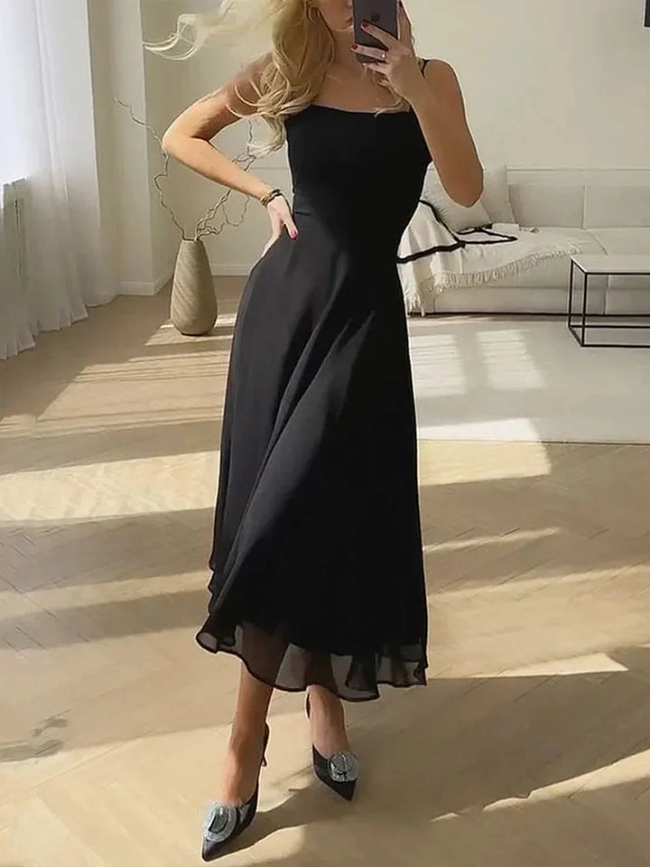 Sofia | Abito lungo elegante con spalline