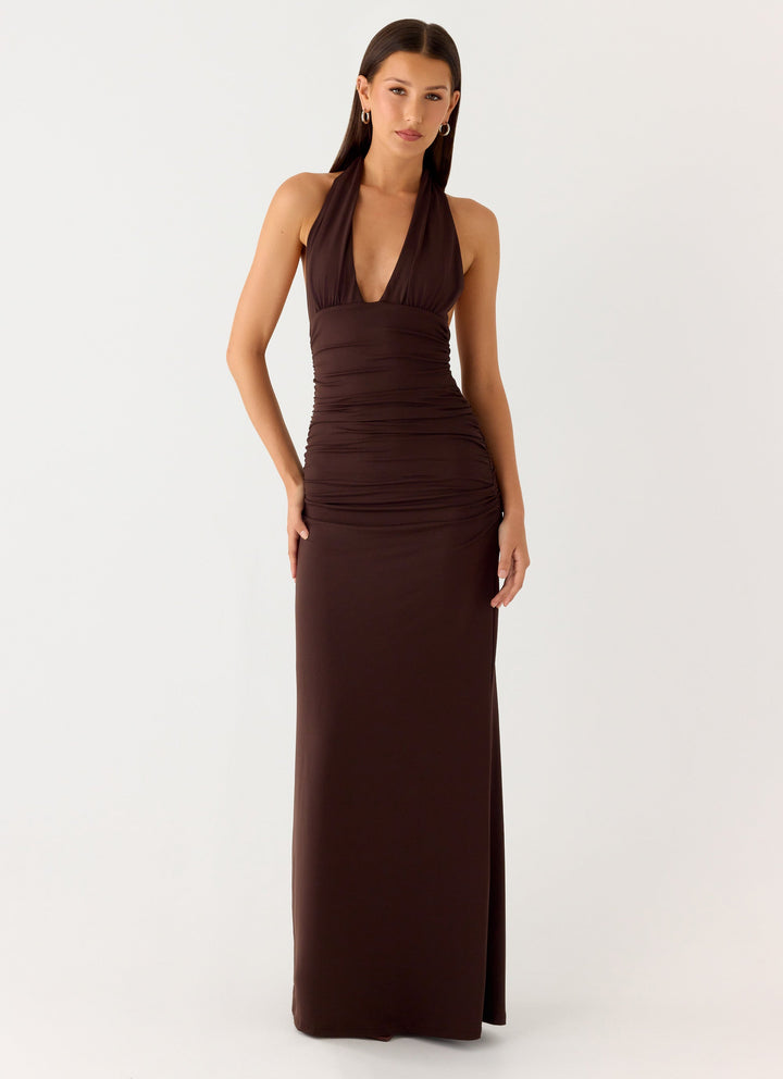 CARMEN | Maxi Dress with Gathered Waist