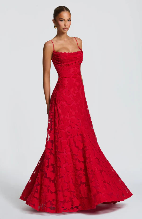 SOFIA | Elegant Lace Maxi Dress