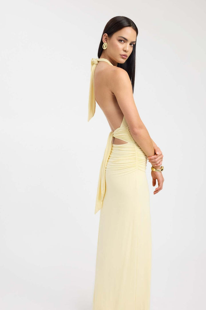 CARMEN | Maxi Dress with Gathered Waist