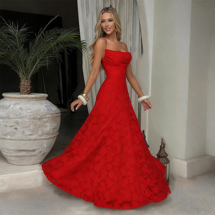 SOFIA | Elegant Lace Maxi Dress