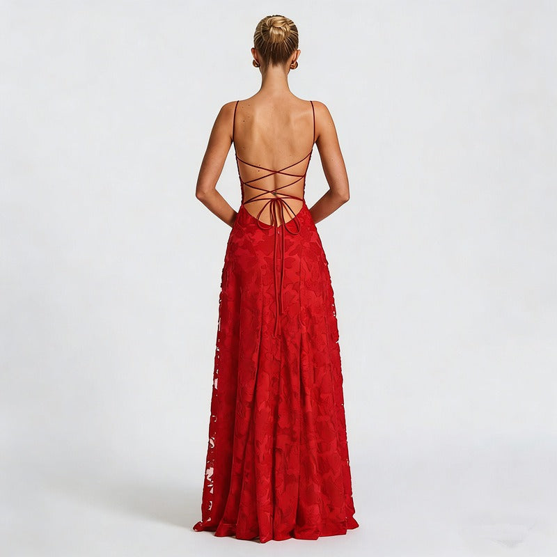 SOFIA | Elegant Lace Maxi Dress