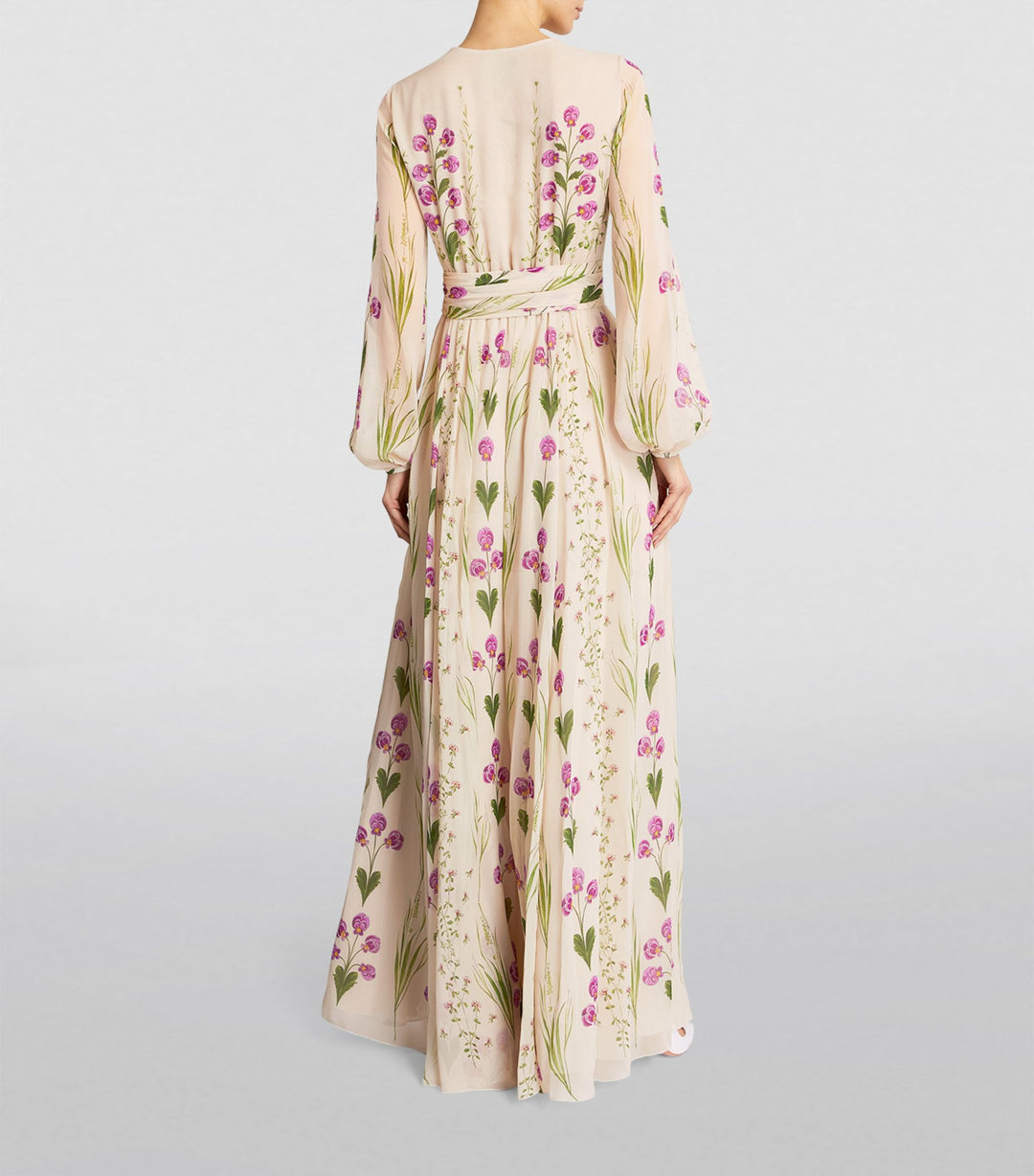 FLOWING FLORAL MAXI DRESS