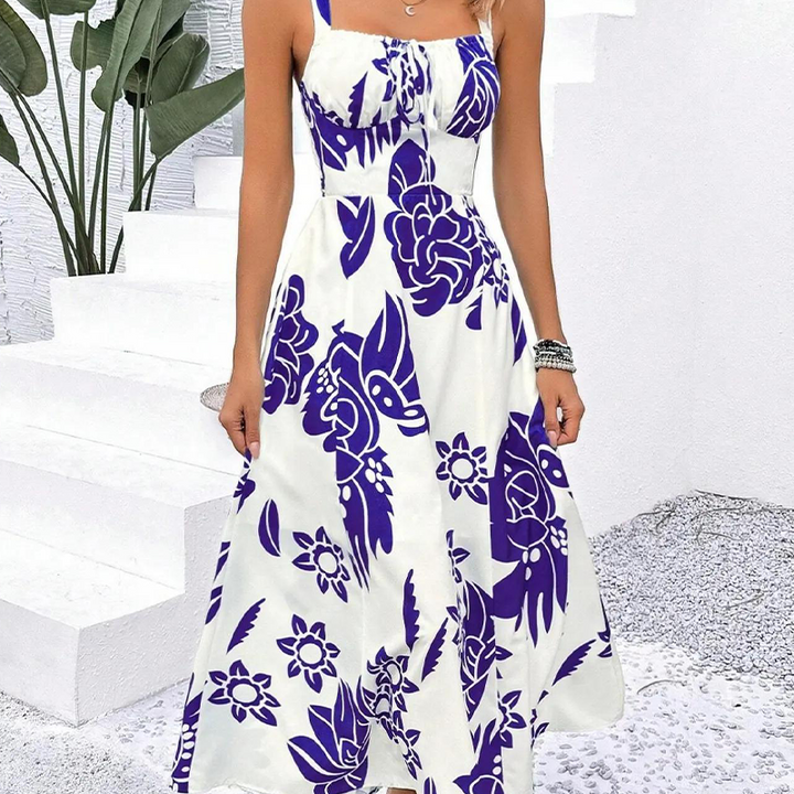 Monica - Floral Spaghetti Strap Dress
