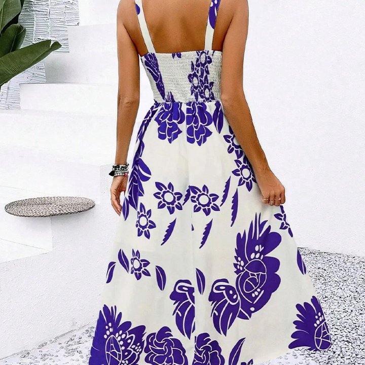 Monica - Floral Spaghetti Strap Dress